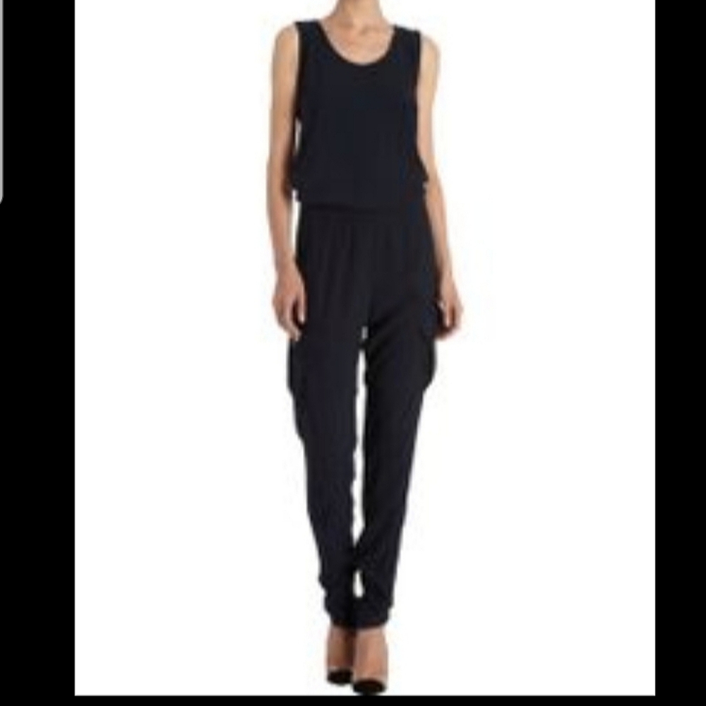 O'2nd Korean Brand Roundneck Sleeveless Cargo Style Jumpsuit Overall One-Piece